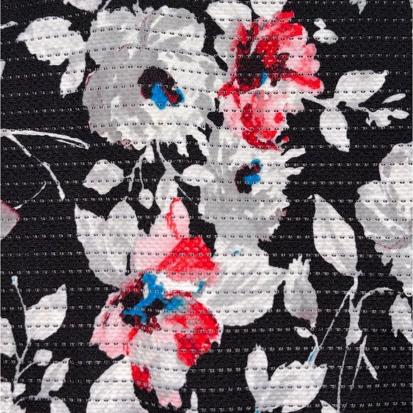 Express Strapless Floral Mini Dress-Black/White-Size 8-GUC - Picture 4 of 8